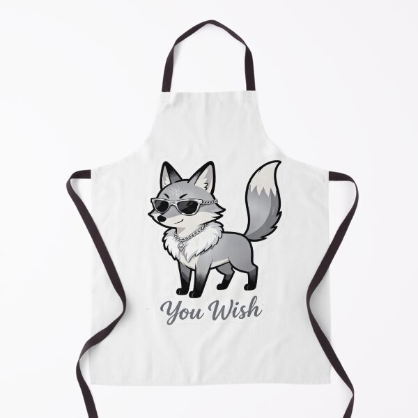 Item preview, Cold Silver Fox Sticker YOU WISH 2 designed and sold by HealthyEnvy.
