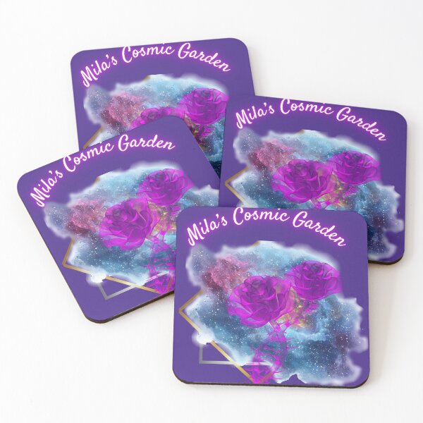 Item preview, Mila's Cosmic Garden - Crystal Amethyst Roses designed and sold by MilaVibeStudio.