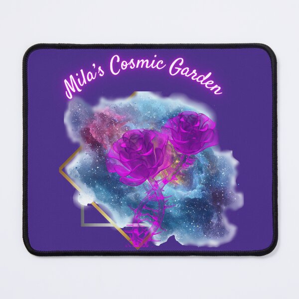 Item preview, Mila's Cosmic Garden - Crystal Amethyst Roses designed and sold by MilaVibeStudio.
