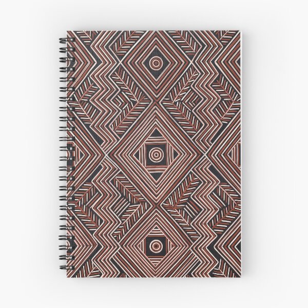 Item preview, Ochre Geometry: South-Eastern Australian Heritage Pattern Print designed and sold by FreiherrPK.
