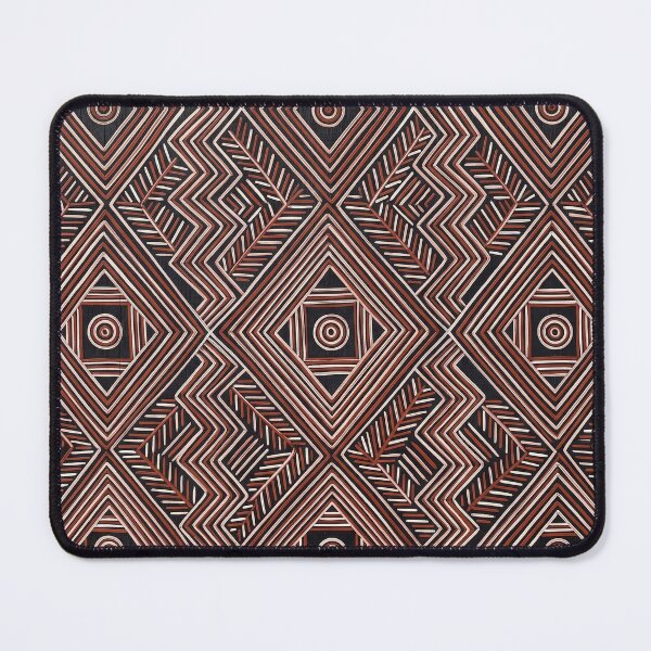 Item preview, Ochre Geometry: South-Eastern Australian Heritage Pattern Print designed and sold by FreiherrPK.