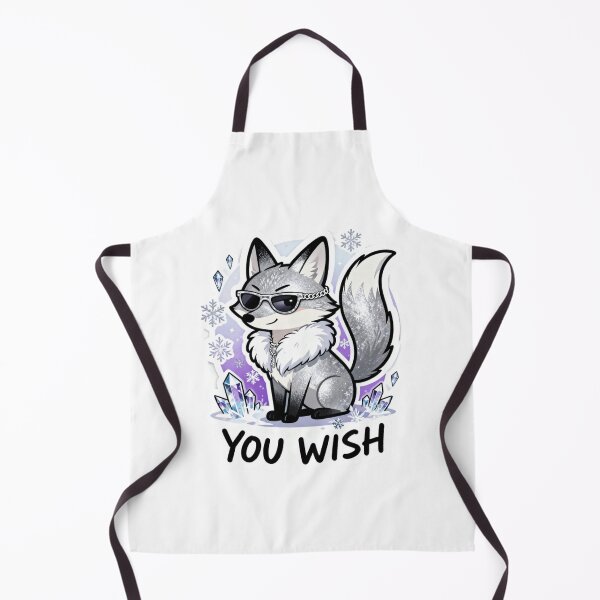 Item preview, Cold Silver Fox Sticker YOU WISH 3 designed and sold by HealthyEnvy.