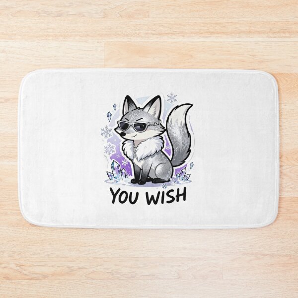 Item preview, Cold Silver Fox Sticker YOU WISH 3 designed and sold by HealthyEnvy.