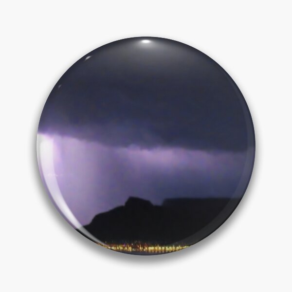Item preview, Lightning Strike over Table Mountain, Cape Town designed and sold by JaneFlowersAfrica.