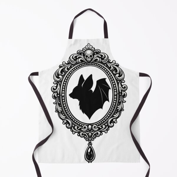 Item preview, Victorian Bat Cameo - Dark Academia Gothic Silhouette designed and sold by Retro Mood Co.