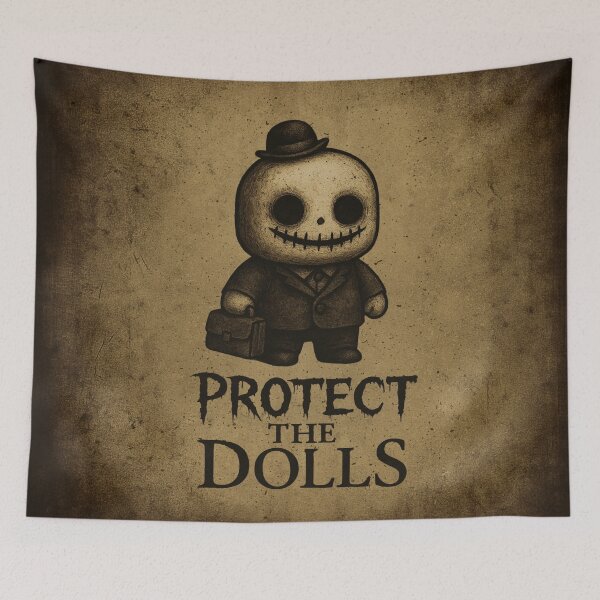 Item preview, Protect The Creepy Doll designed and sold by Wobble Studio.