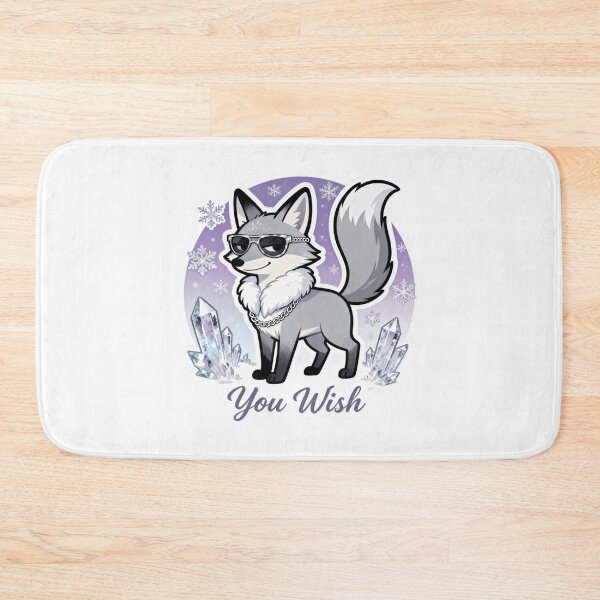 Item preview, Cold Silver Fox Sticker YOU WISH 5 designed and sold by HealthyEnvy.