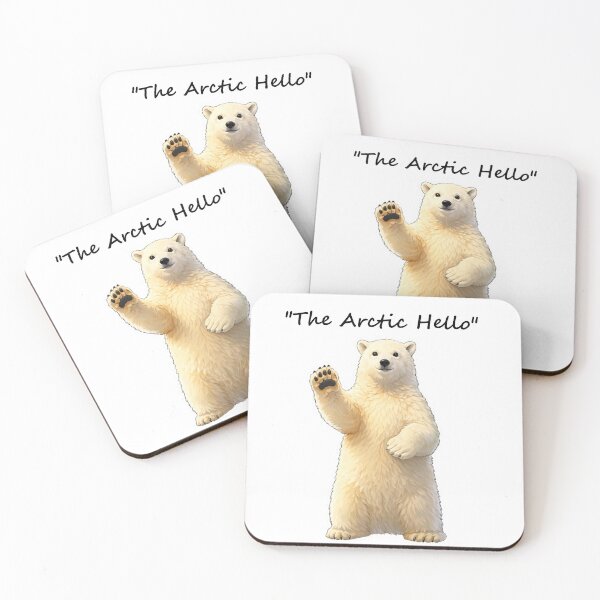 Item preview, "The Arctic Hello" designed and sold by CardVault.