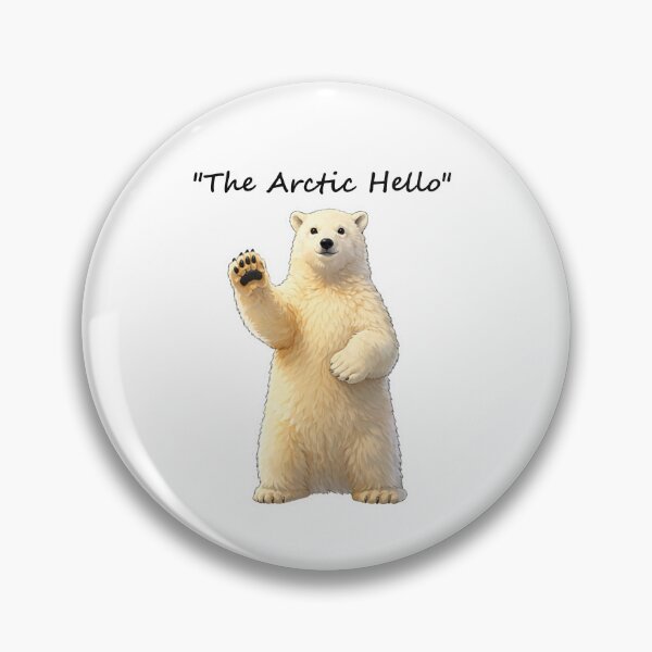 Item preview, "The Arctic Hello" designed and sold by CardVault.