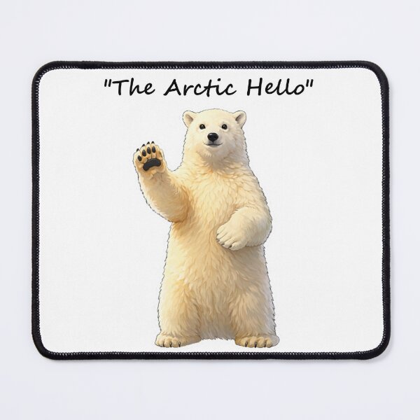 Item preview, "The Arctic Hello" designed and sold by CardVault.