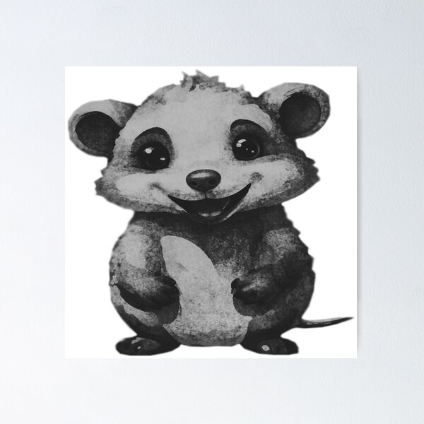 Item preview, Cute Opossum designed and sold by kinpirks.