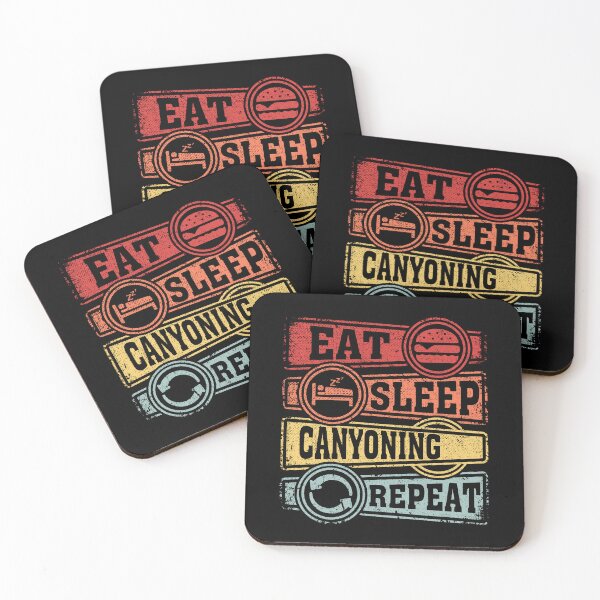 Item preview, Eat Sleep Canyoning Repeat designed and sold by GabbyKash.