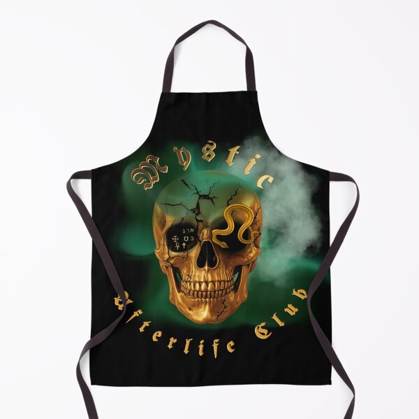 Item preview, Mystic Alchemy Golden Skull with Snake – Afterlife Club Edition designed and sold by MilaVibeStudio.