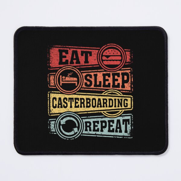 Item preview, Eat Sleep Casterboarding Repeat designed and sold by GabbyKash.