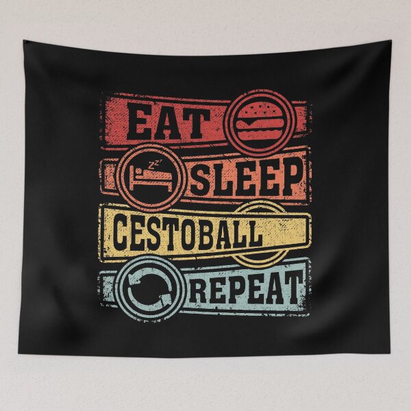 Item preview, Eat Sleep Cestoball Repeat designed and sold by GabbyKash.