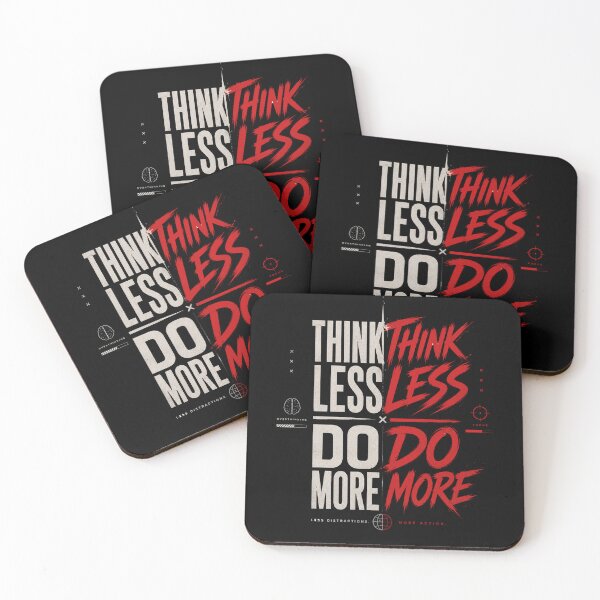 Item preview, Think Less Do More designed and sold by CreativeTag.