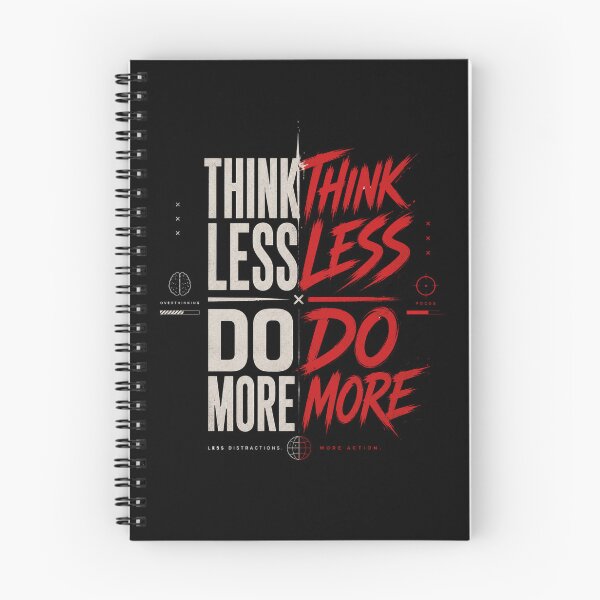 Item preview, Think Less Do More designed and sold by CreativeTag.