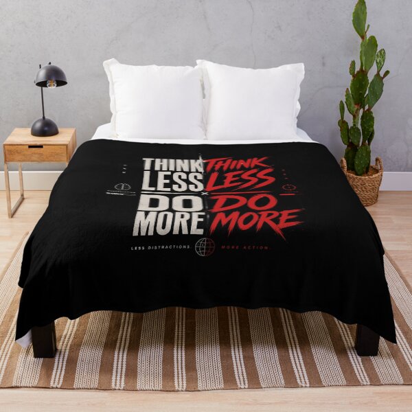 Item preview, Think Less Do More designed and sold by CreativeTag.