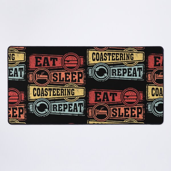 Item preview, Eat Sleep Coasteering Repeat designed and sold by GabbyKash.