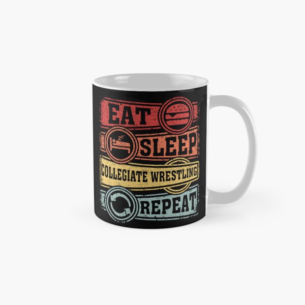 Item preview, Eat Sleep Collegiate wrestling Repeat designed and sold by GabbyKash.