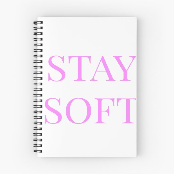 Item preview, Stay soft, motivation caption, title, text, doable designed and sold by wizard-work.