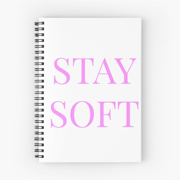 Item preview, Stay soft, motivation caption, title, text, doable designed and sold by wizard-work.