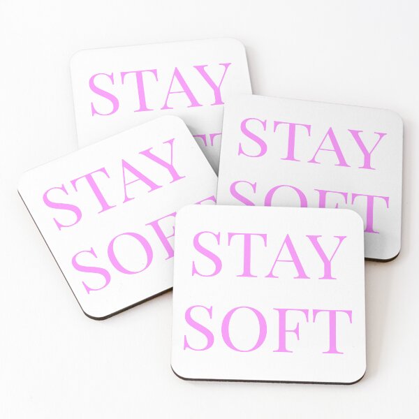 Item preview, Stay soft, motivation caption, title, text, doable designed and sold by wizard-work.