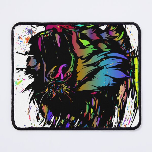 Item preview, Colorful Roaring Lion Streetwear Graffiti Animal Design designed and sold by ZENOVAjp.