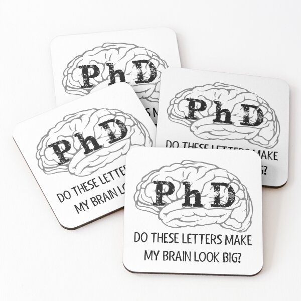 Item preview, PhD Graduation Gifts - Do These Letters Make My Brain Look Big - Funny New PhD Graduate with Doctorate from College University designed and sold by merkraht.