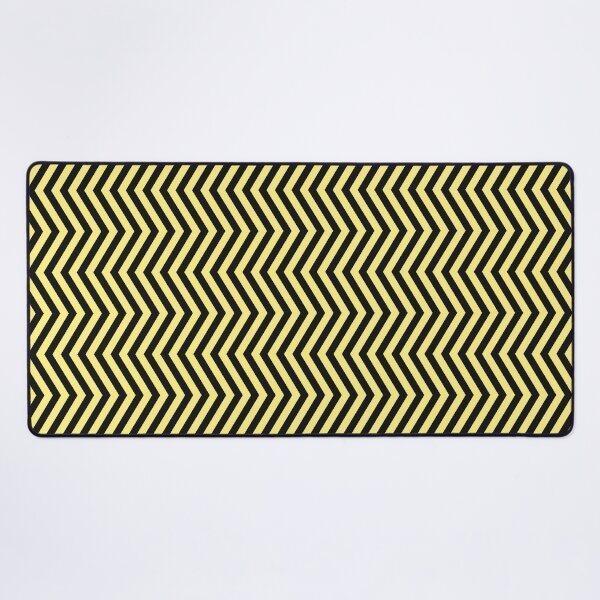 Item preview, Yellow And Black Chevron Pattern designed and sold by pattern-archive.