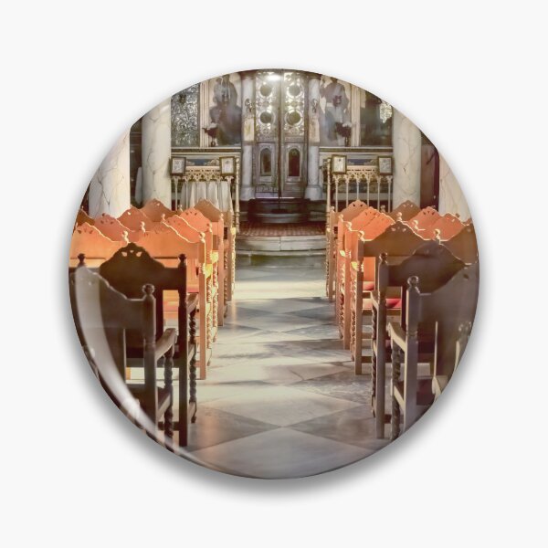 Item preview, Ornate Church Interior Gytheio Greece designed and sold by PhotoArt by Joan Carroll.