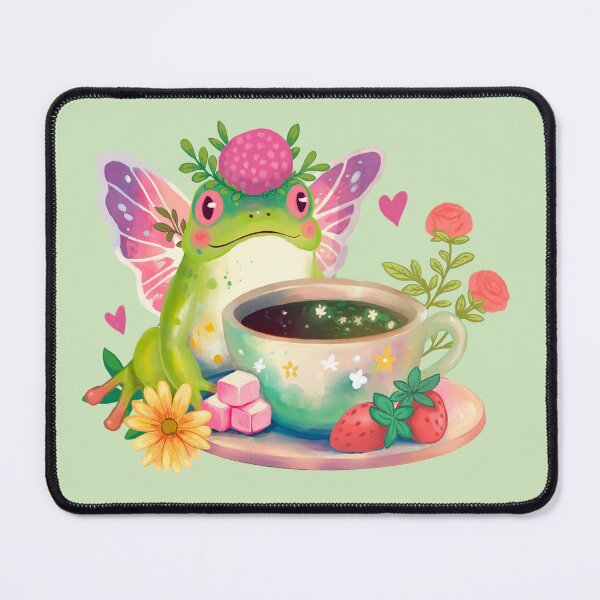 Item preview, Frog Tea Party designed and sold by PaintByRainbow.