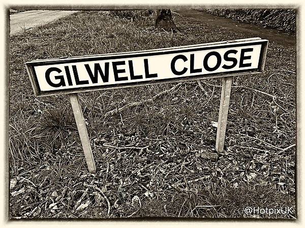 Gilwell Close sign, Grappenhall, Warrington, Cheshire, WA4 2YL