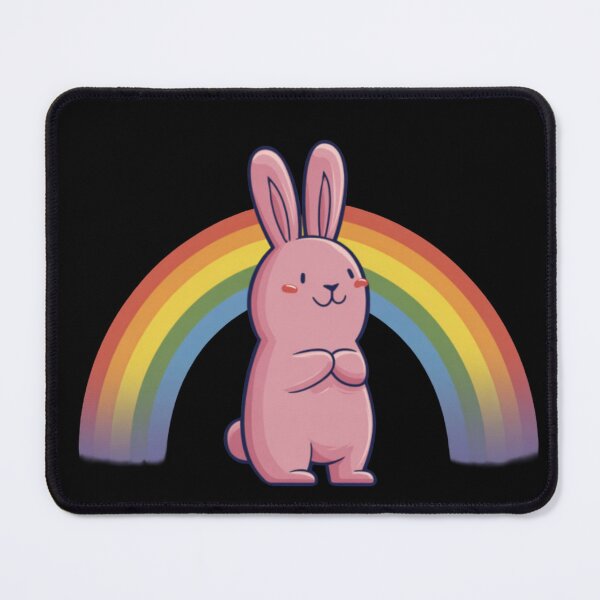 Item preview, Funny Rabbit Meme Humor Collection – Rainbow Happy Bunny Cartoon Meme Cute Funny Rabbit designed and sold by MiraLumeStudio.