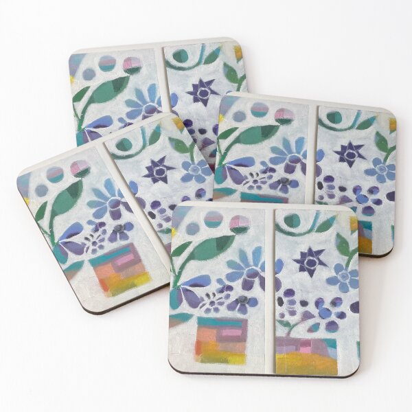 Item preview, Happy Gardening Diptych  designed and sold by Jeanne Henner.