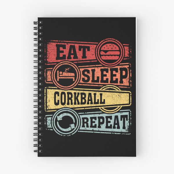 Item preview, Eat Sleep Corkball Repeat designed and sold by GabbyKash.