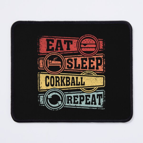 Item preview, Eat Sleep Corkball Repeat designed and sold by GabbyKash.