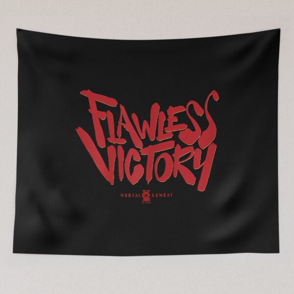 Item preview, Mortal Kombat 2 Flawless Victory Bold Red Text Logo designed and sold by ResurgenceL.