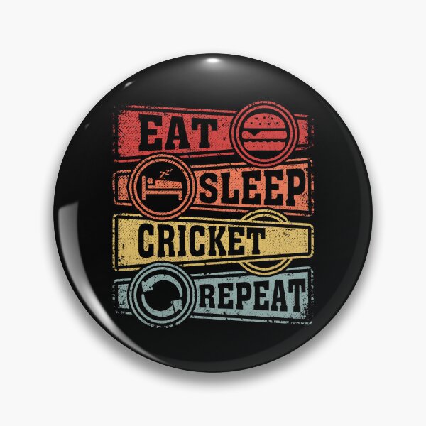 Item preview, Eat Sleep Cricket Repeat designed and sold by GabbyKash.