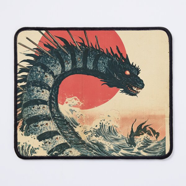 Item preview, Sushi Dragon – Japanese Retro Kaiju designed and sold by obstinator.