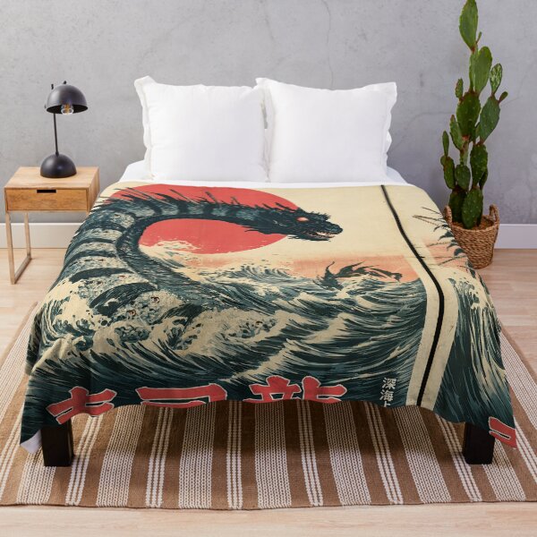 Item preview, Sushi Dragon – Japanese Retro Kaiju designed and sold by obstinator.