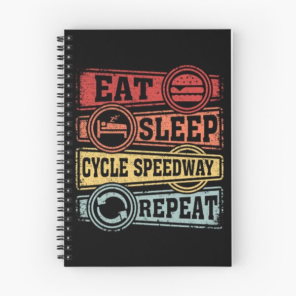 Item preview, Eat Sleep Cycle speedway Repeat designed and sold by GabbyKash.