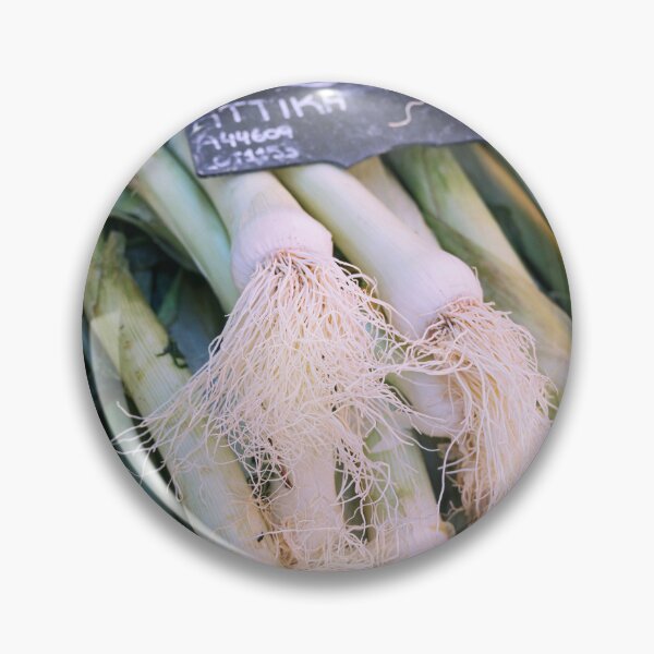 Item preview, Fresh Leeks at Market Stall in Greece designed and sold by PhotoArt by Joan Carroll.