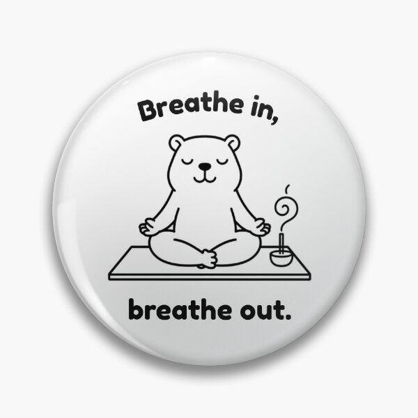 Item preview, Breathe In Breathe out Capybara – Simple Mindfulness Design designed and sold by PAPIRO SIGLO XXI.