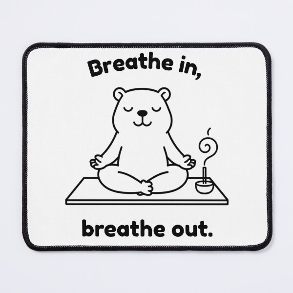 Item preview, Breathe In Breathe out Capybara – Simple Mindfulness Design designed and sold by PAPIRO SIGLO XXI.