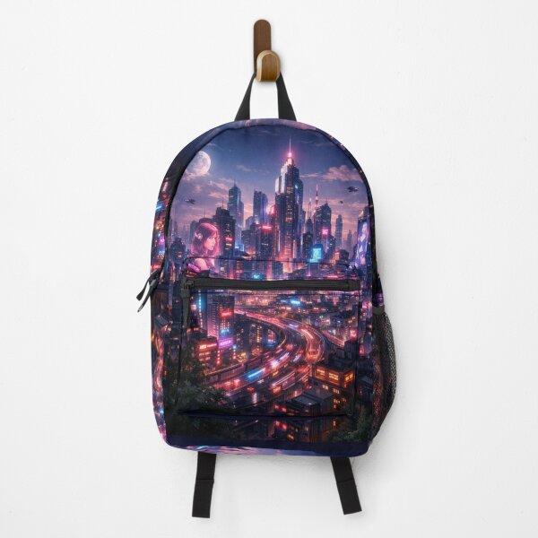 Item preview, Neon Skyline – Cyberpunk City designed and sold by ZINO WORLD.