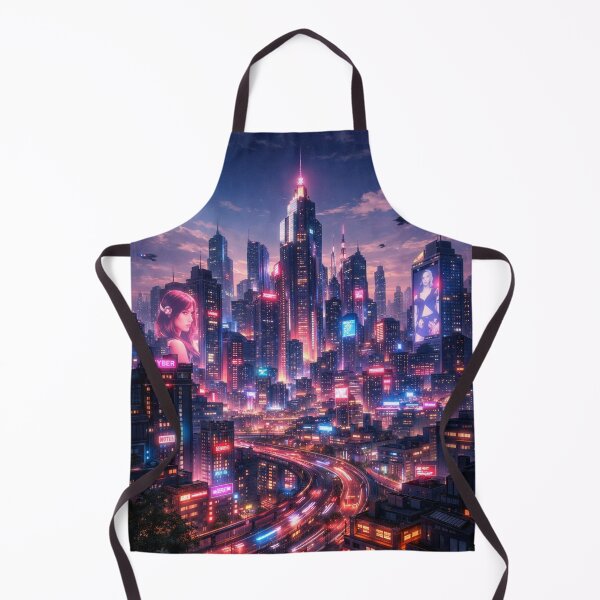 Item preview, Neon Skyline – Cyberpunk City designed and sold by ZINO WORLD.