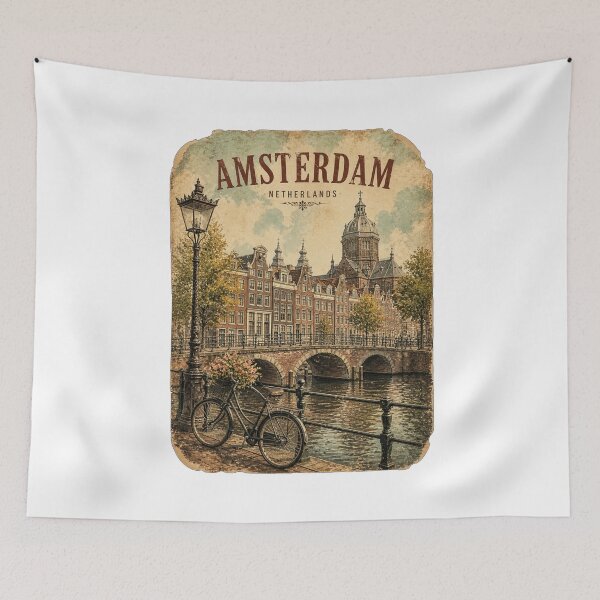 Item preview, Amsterdam Netherlands Vintage designed and sold by MiraAmiStudio.