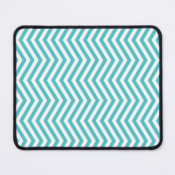 Item preview, Aqua And White Chevron Pattern designed and sold by pattern-archive.