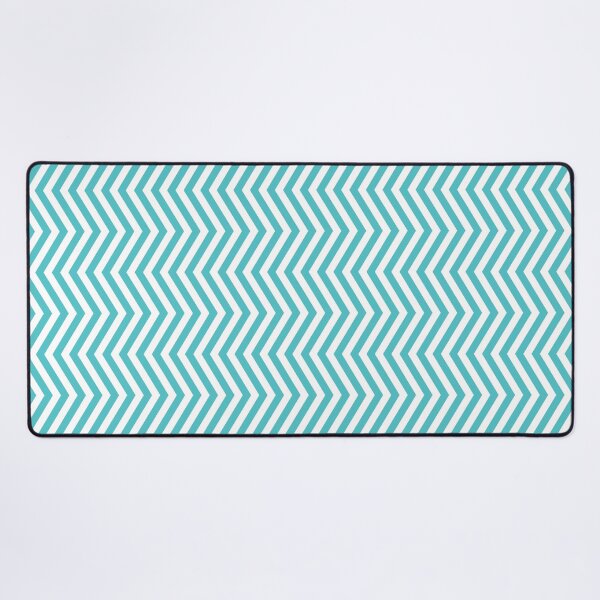 Item preview, Aqua And White Chevron Pattern designed and sold by pattern-archive.